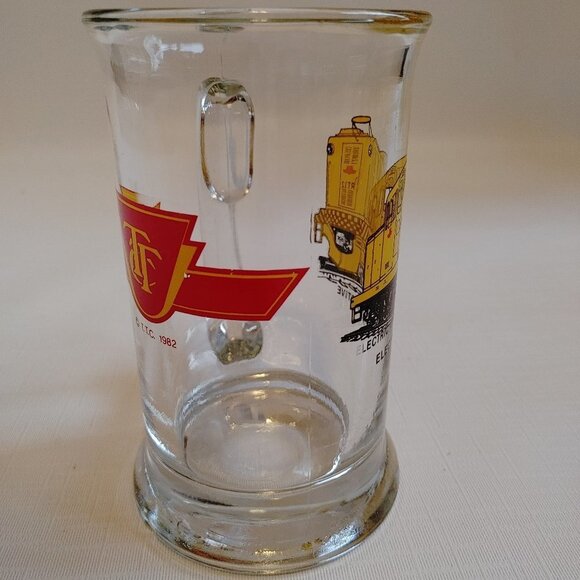 VINTAGE TTC Toronto Transit Commission Electric Locomotive Glass Stein C… - Picture 2 of 6